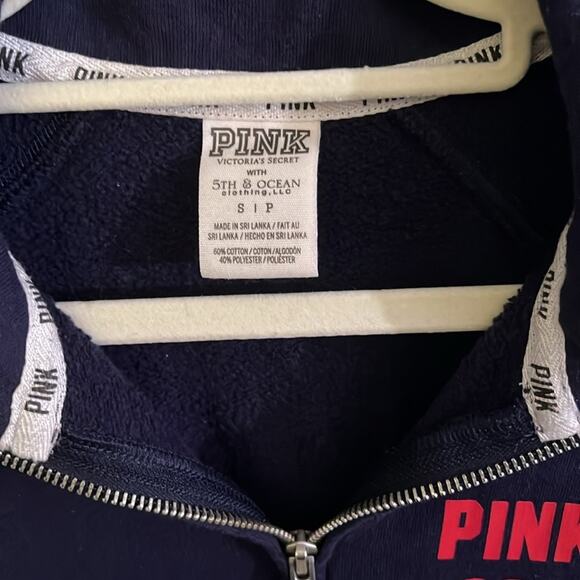 Boston Red Sox‎ navy/red Victoria’s Secret PINK sweatshirt size Small - Picture 5 of 5